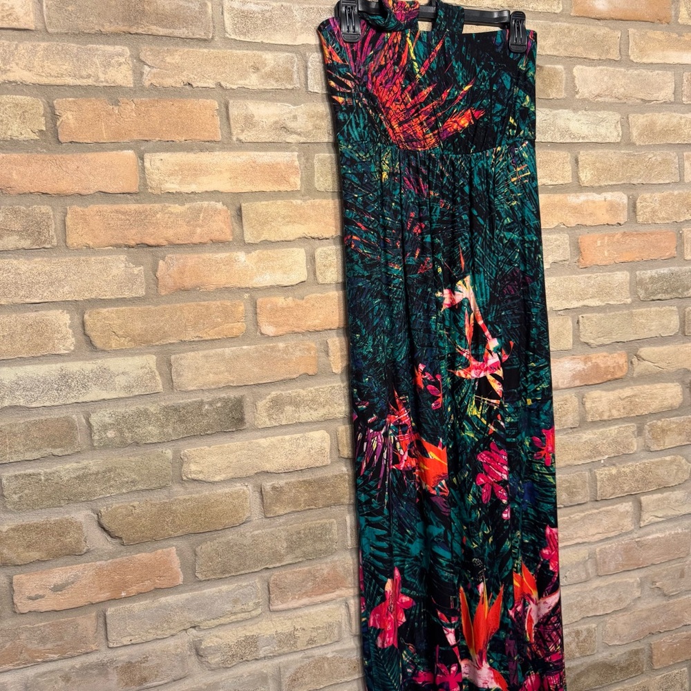 Soma Floral Long Maxi Dress SZ S